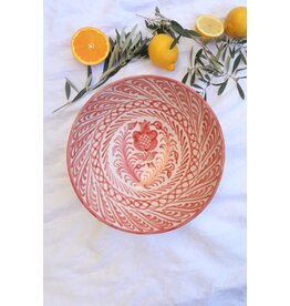Lenta Living Fruit/saladeschaal 30 cm granada coral