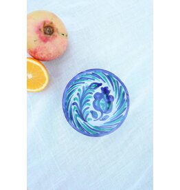 Lenta Living Tapas schaaltje 10cm pomegranate turquoise/blauw
