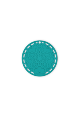 Le Creuset Onderzetter bloem Bleu riviera