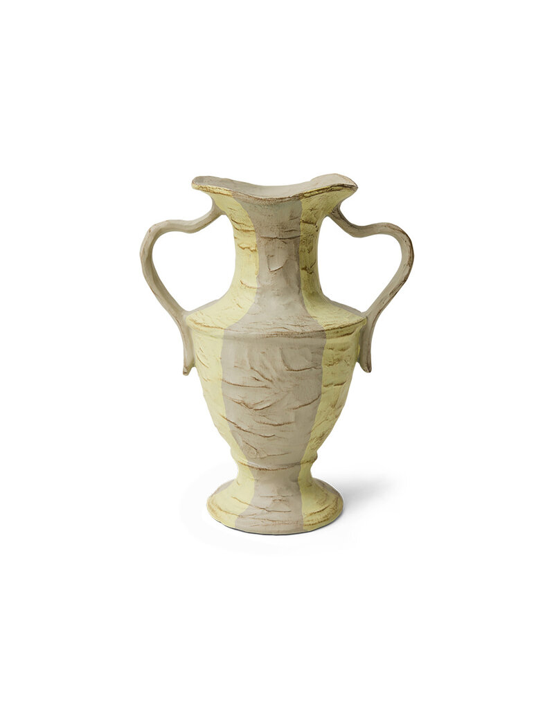 HKLIVING New Classics vase cream stripes