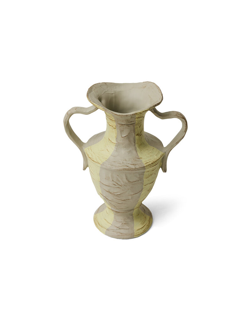 HKLIVING New Classics vase cream stripes