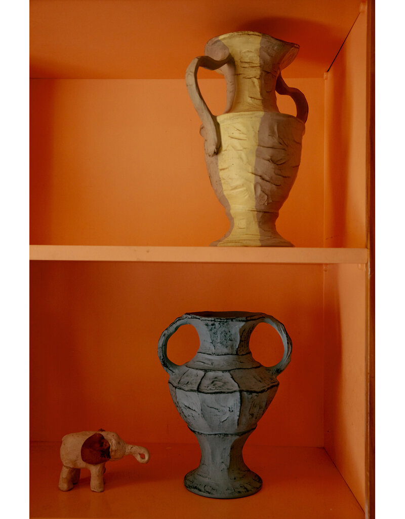 HKLIVING New Classics vase cream stripes