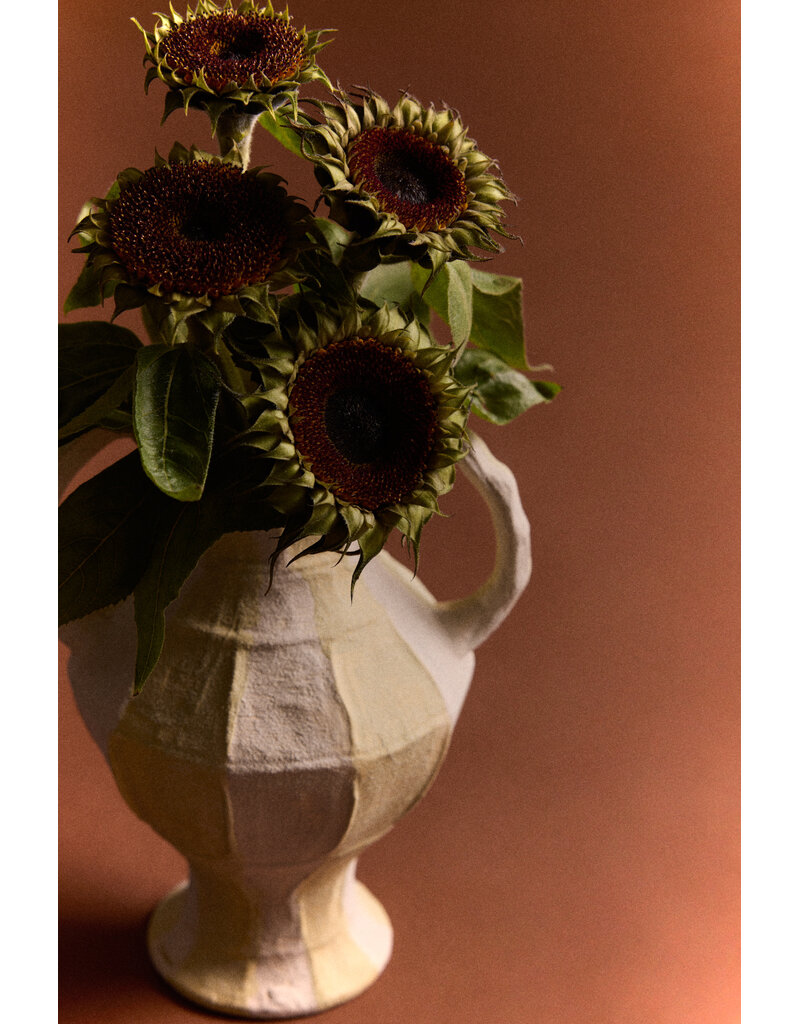 HKLIVING New Classics vase cream stripes