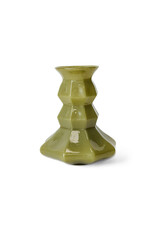 HKLIVING Silhouette glass vase green