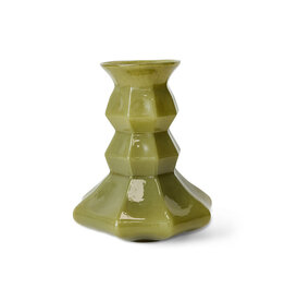 HKLIVING Silhouette glass vase green