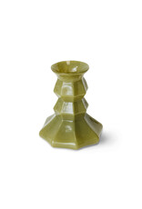 HKLIVING Silhouette glass vase green