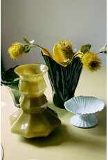 HKLIVING Silhouette glass vase green
