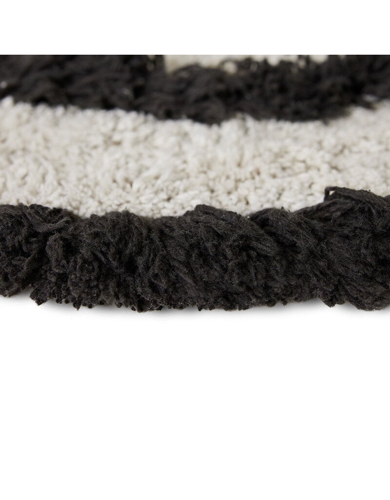 HKLIVING Round Bath mat monochrome 80 cm