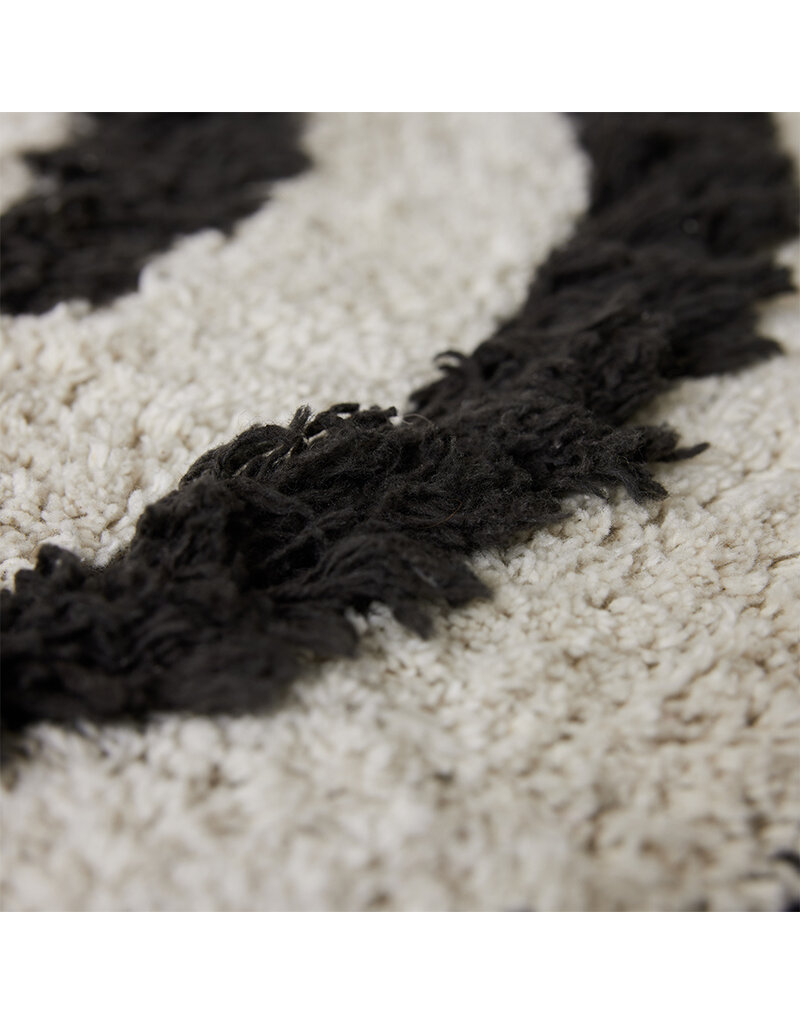 HKLIVING Round Bath mat monochrome 80 cm