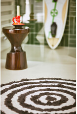 HKLIVING Round Bath mat monochrome 80 cm