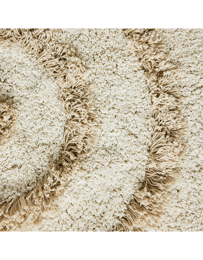 HKLIVING Round bath mat cream 80 cm