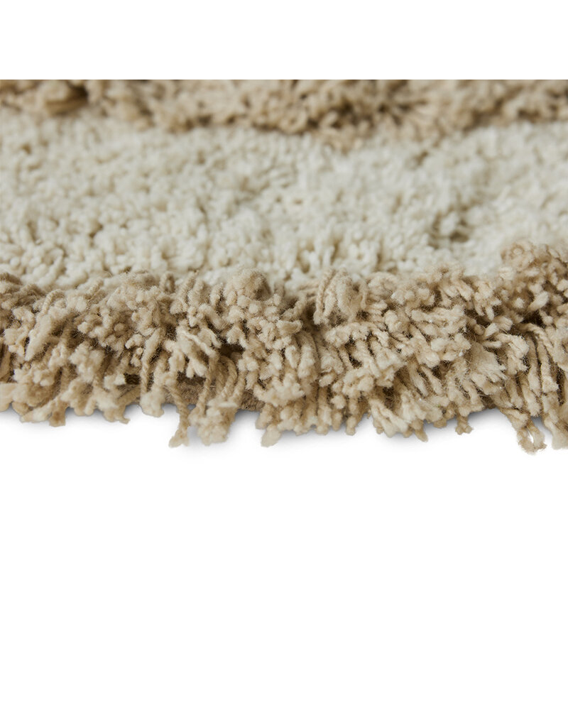HKLIVING Round bath mat cream 80 cm