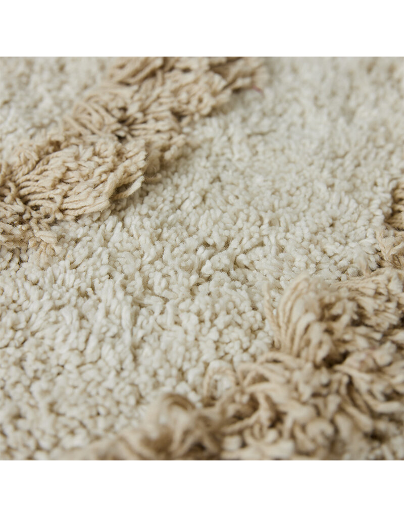HKLIVING Round bath mat cream 80 cm