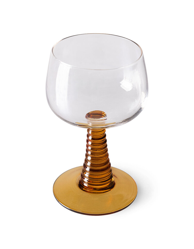 HKLIVING Swirl wine high OCHRE
