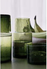 HKLIVING Tube glass OLIVE