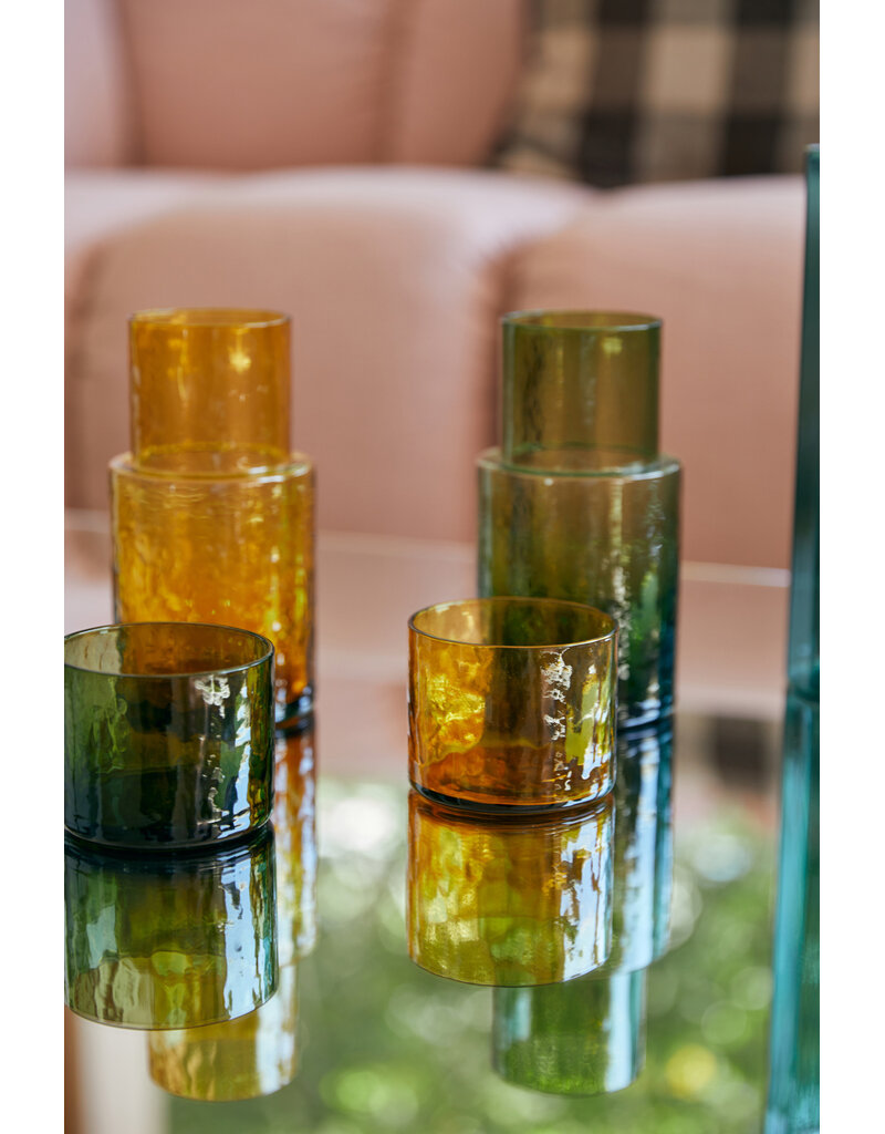 HKLIVING Tube glass OLIVE