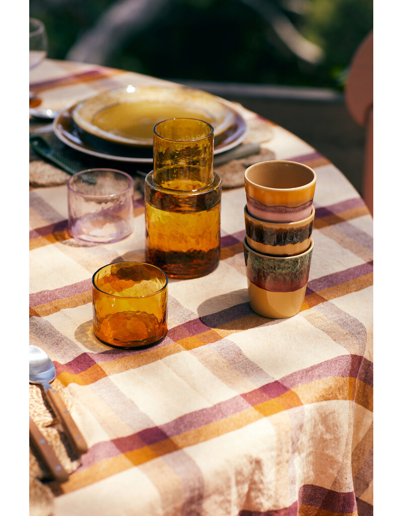 HKLIVING Tube glass AMBER