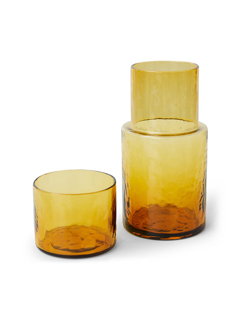 HKLIVING Tube carafe AMBER