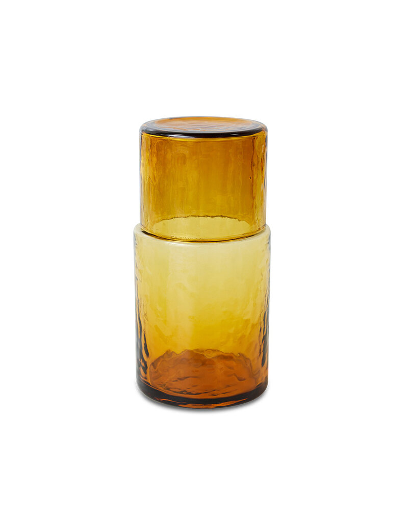 HKLIVING Tube carafe AMBER