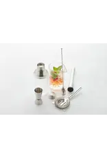 Cocktailset 6 delig glas/rvs