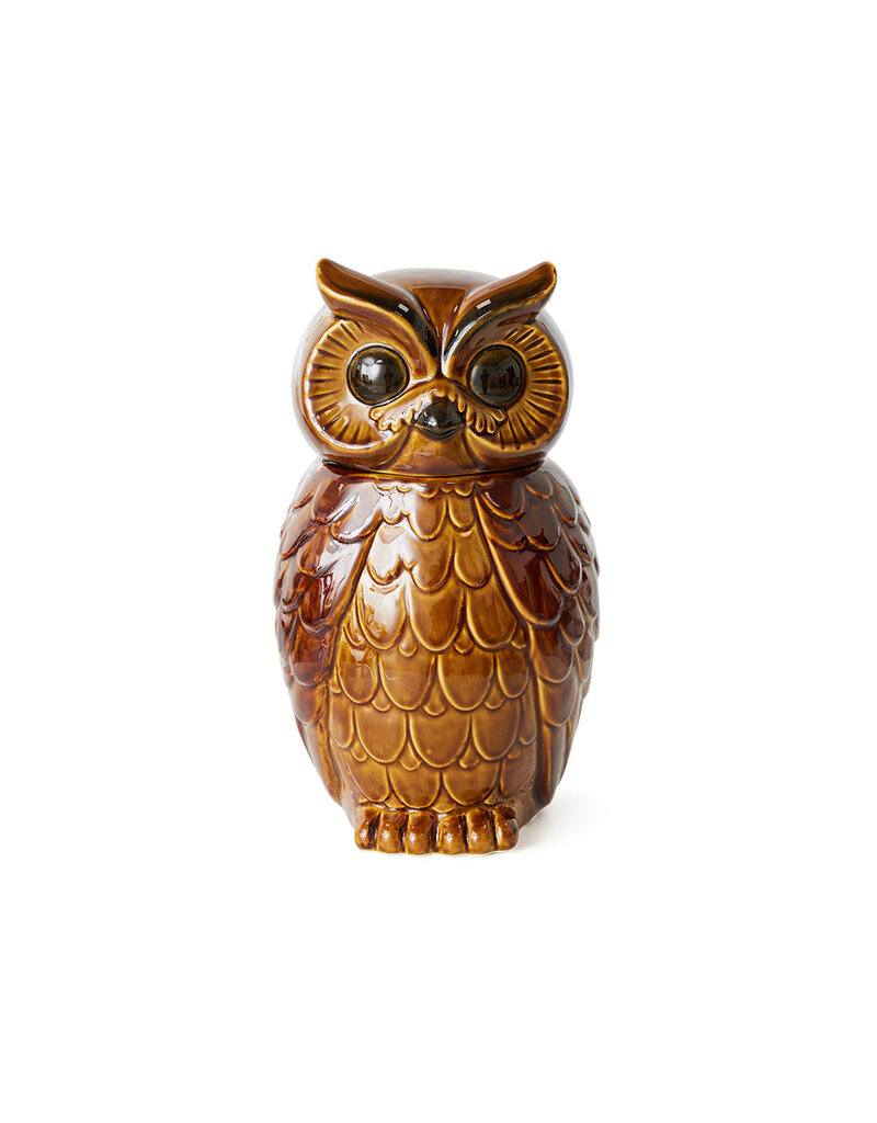 HKLIVING Owl jar ROASTED