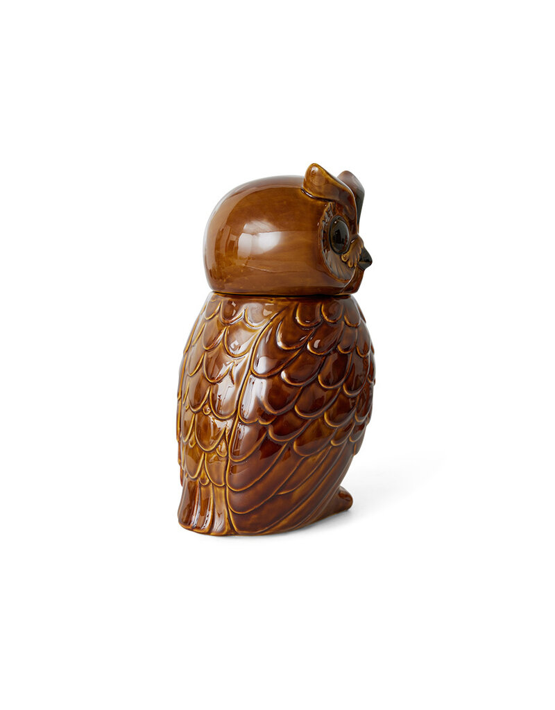HKLIVING Owl jar ROASTED