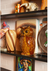 HKLIVING Owl jar ROASTED