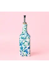 Oliefles middenblauw koraal