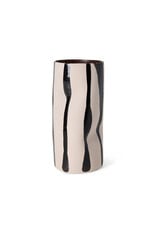 Mono vase SAND/BLACK
