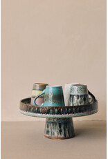 Bowl on base BIRTHSTONE