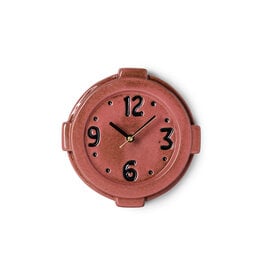 Retro ceramic wall clock PINK