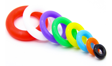 E-Z Elastic ring Kanaries 3,0 mm