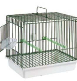 S.T.a. Soluzioni Plastic birdcarrier "Cincia" 17,5x24,5x22 cm green
