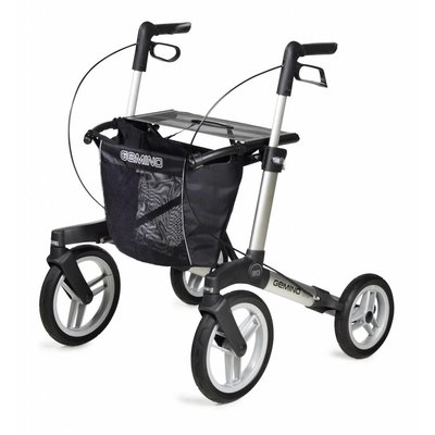Gemino 60 (outdoor) rollator - Zilver