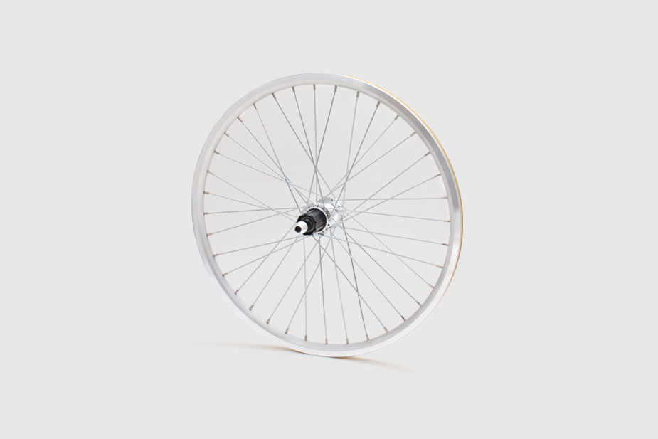 Jalco Rear Wheel R500 20 X 1 1 8 36h Silver Silver Mini Velo Tokyobike London