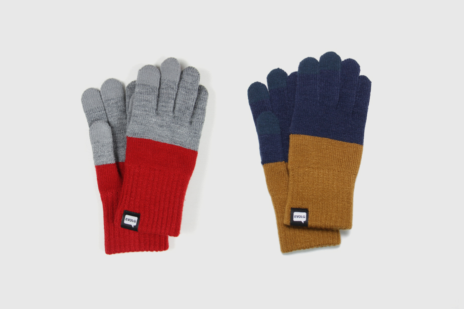 wool touch screen gloves