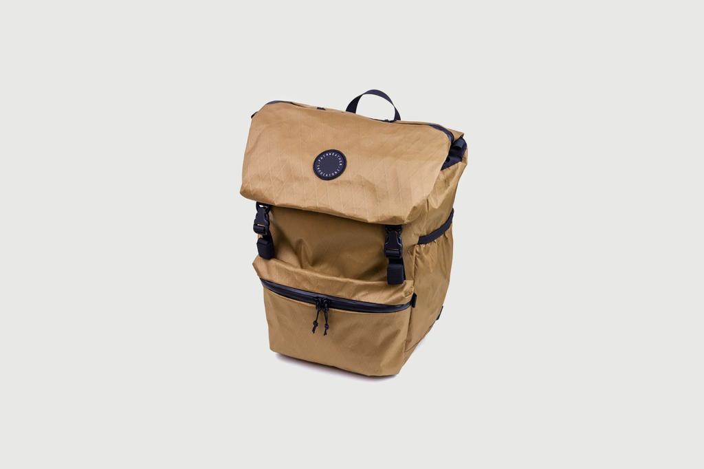 FAIRWEATHER* flaptop pannier (brown) - バッグ