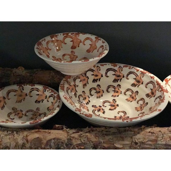 Villa Pottery  Ibex schalen/kommen, set van 4