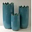 Villa Pottery  Peak Collection Turquoise Vaas