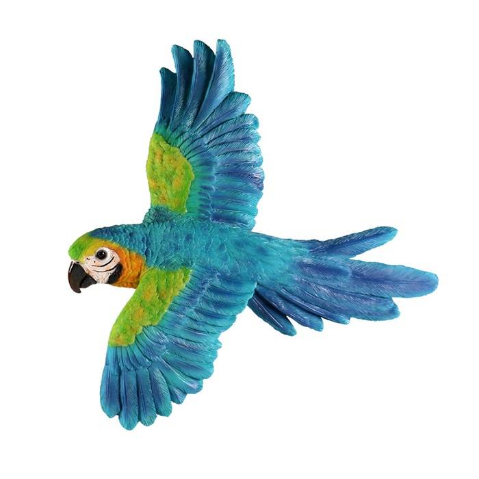 Bruin Vooroordeel bewijs Hangende Blauwe Papegaai Vogel - Decopots
