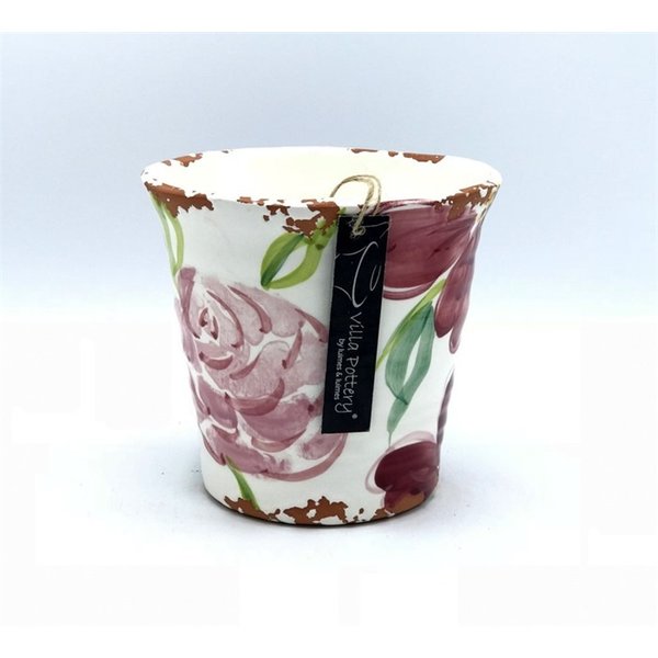 Villa Pottery  Roze Pot Flowergarden