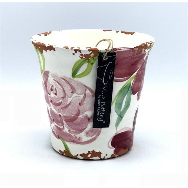 Villa Pottery  Roze Pot Flowergarden