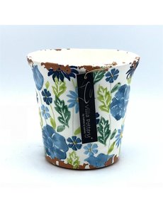 Villa Pottery  Blauw-Groen Pot Flowergarden