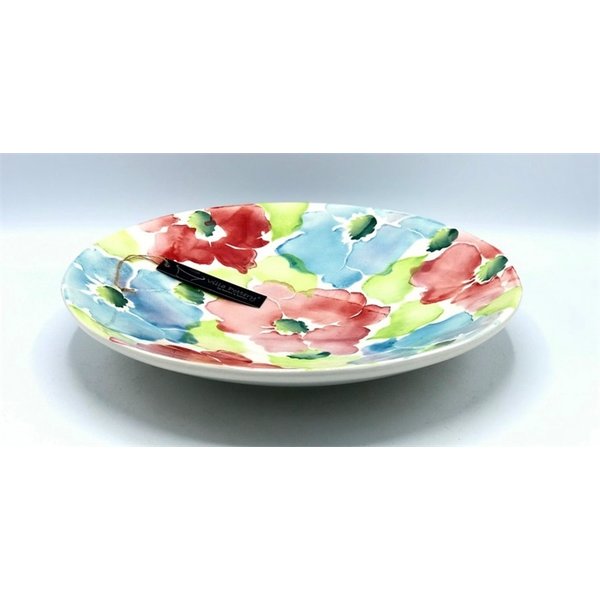 Villa Pottery  Flowerplate Gekleurde Bloemen