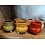 Villa Pottery  Coco potten, set van 6 multi color