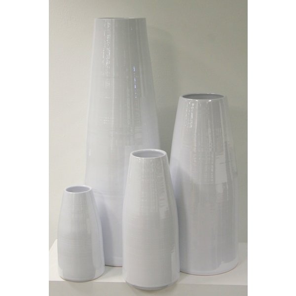 Villa Pottery  Witte pot X-design