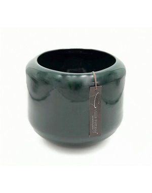 Villa Pottery  Donker Groene pot Kopenhagen 21x22