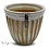 Villa Pottery  Grenoble pot Antiek groen-oranje