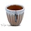 Villa Pottery  Grenoble pot Antiek groen-oranje