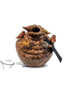 Villa Pottery  Roze vogel vaas Grenada